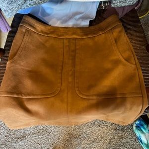 Suede Skirt
